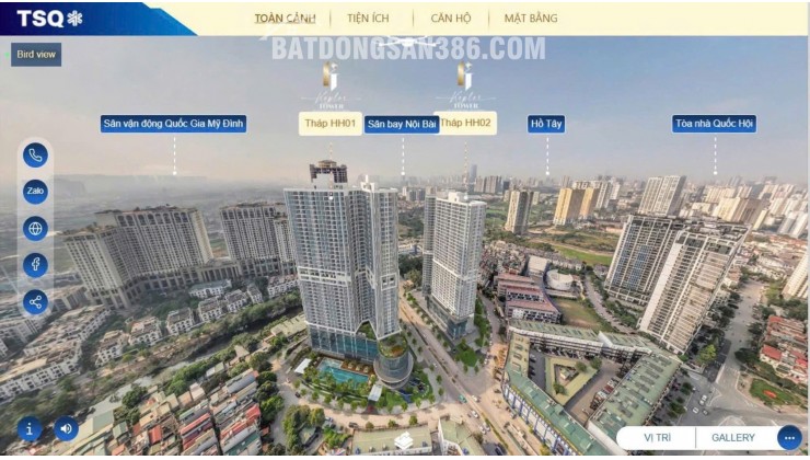 Bán căn hộ 2PN 78m2, trục căn đẹp nhất dự án Kepler Tower Hà Đông